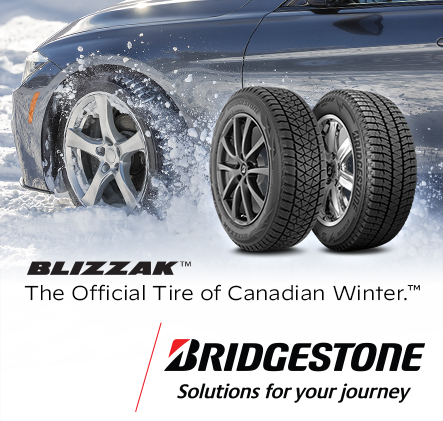 Blizzak. The official tire of Canadian Winter.