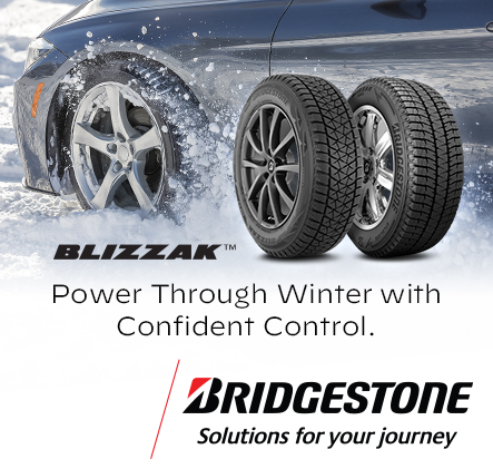 Blizzak. Power through winter with confident control.
