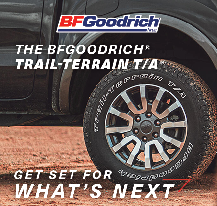 BFGoodrich Tires. The BFGoodrich Trail-Terrain T/A. Get set for what's next.