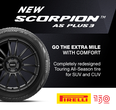 New Scorpion AS Plus 3. Go the extra mile with comfort. Pirelli 150 Years.