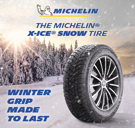 The Michelin x-ice snow tire. Winter grip made to last.
