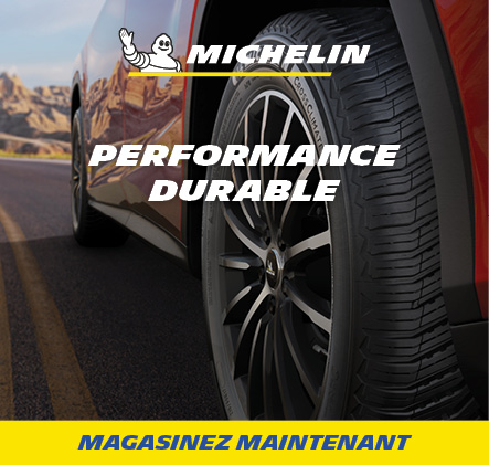 Michelin. Performance Durable. Magasinez Maintenant.