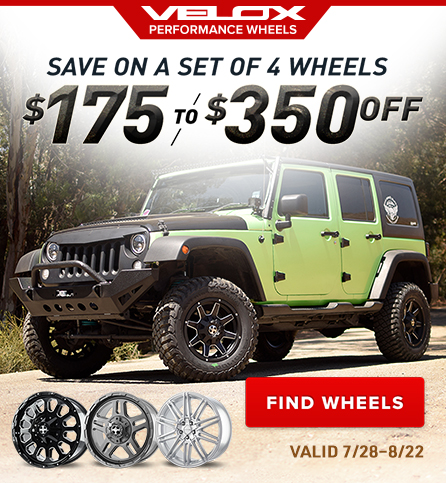 Velox Performance wheels. Save $175 to $350 instantly on a set of 4 Velox wheels